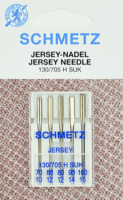 Иглы Schmetz джерси 130/705 H SUK (70x1, 80x2, 90x1, 100x1) 5 шт в Далматово